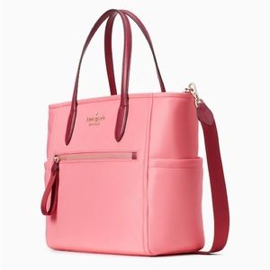 NWT - KATE SPADE Chelsea The Little Better Nylon Deep Dahlia  Satchel  MSRP $299